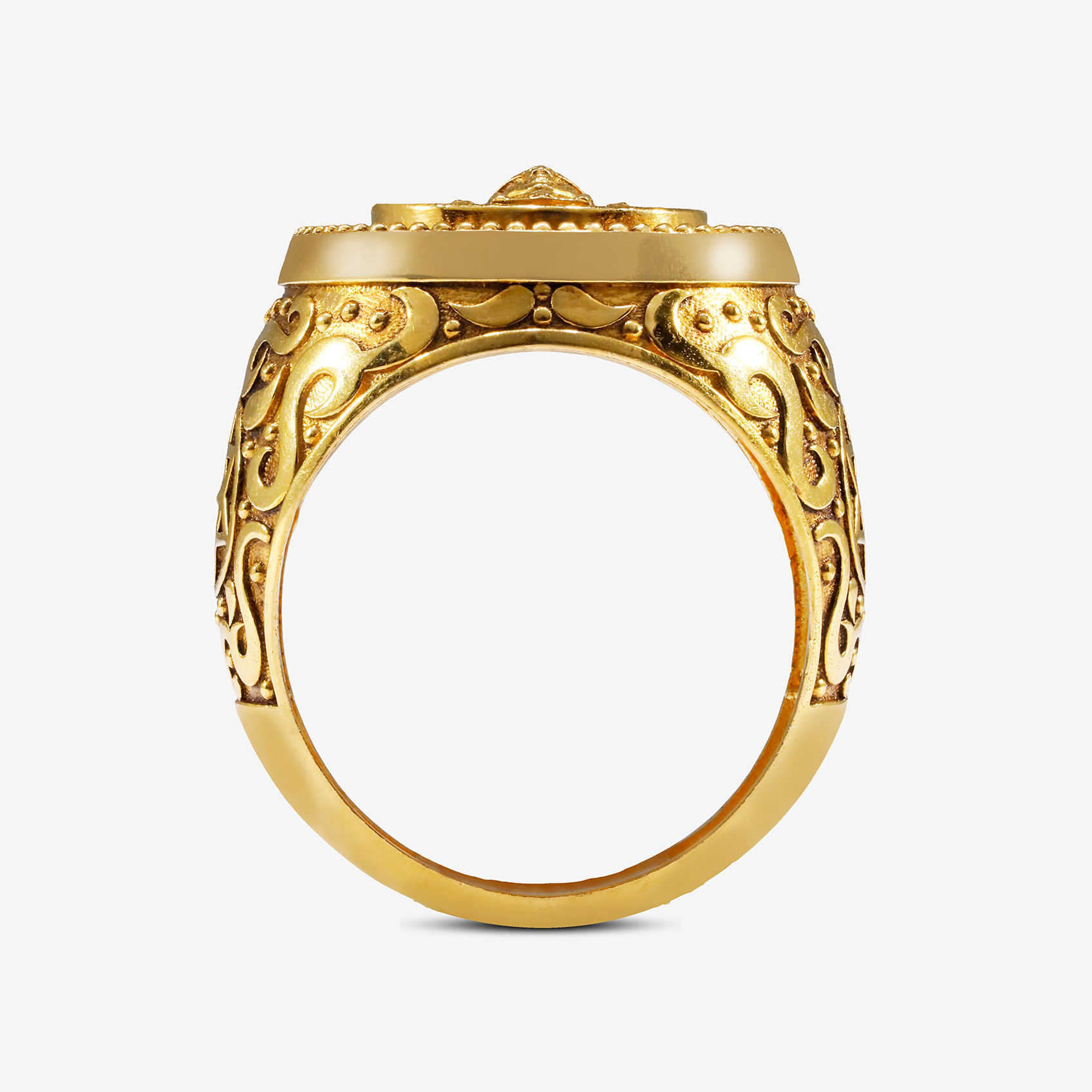 Venkata Aura Gold Mens Ring alternate view 2