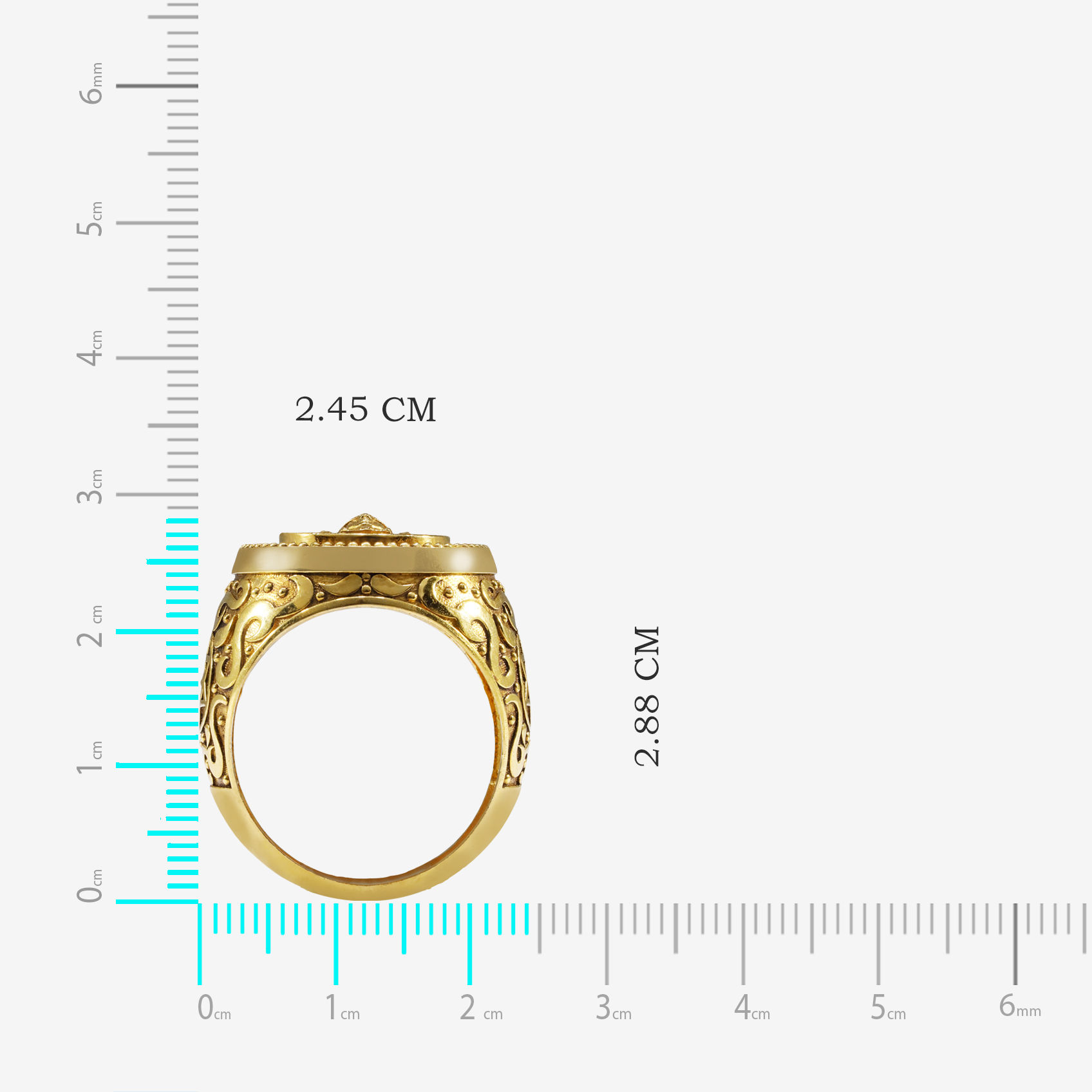 Venkata Aura Gold Mens Ring alternate view 3