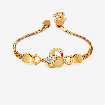 Buy Super Cute Kid's Gold Bracelet (DS1700010567) Online from