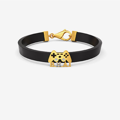Elegant Men Gold Bracelet - Main Image