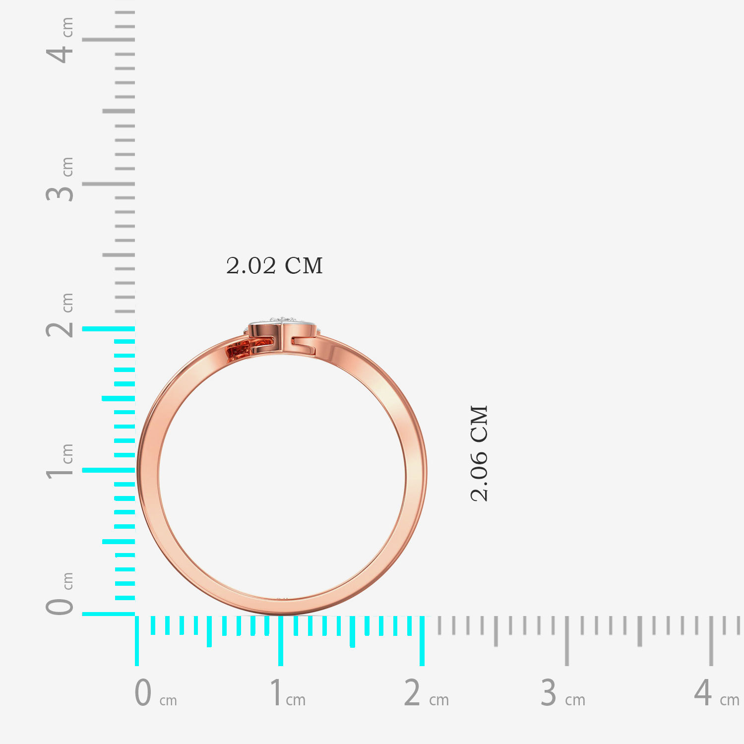 Leaflet Shimmering Diamond Ring image