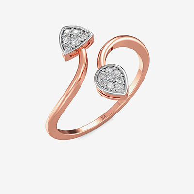 Leaflet Shimmering Diamond Ring alternate view 1