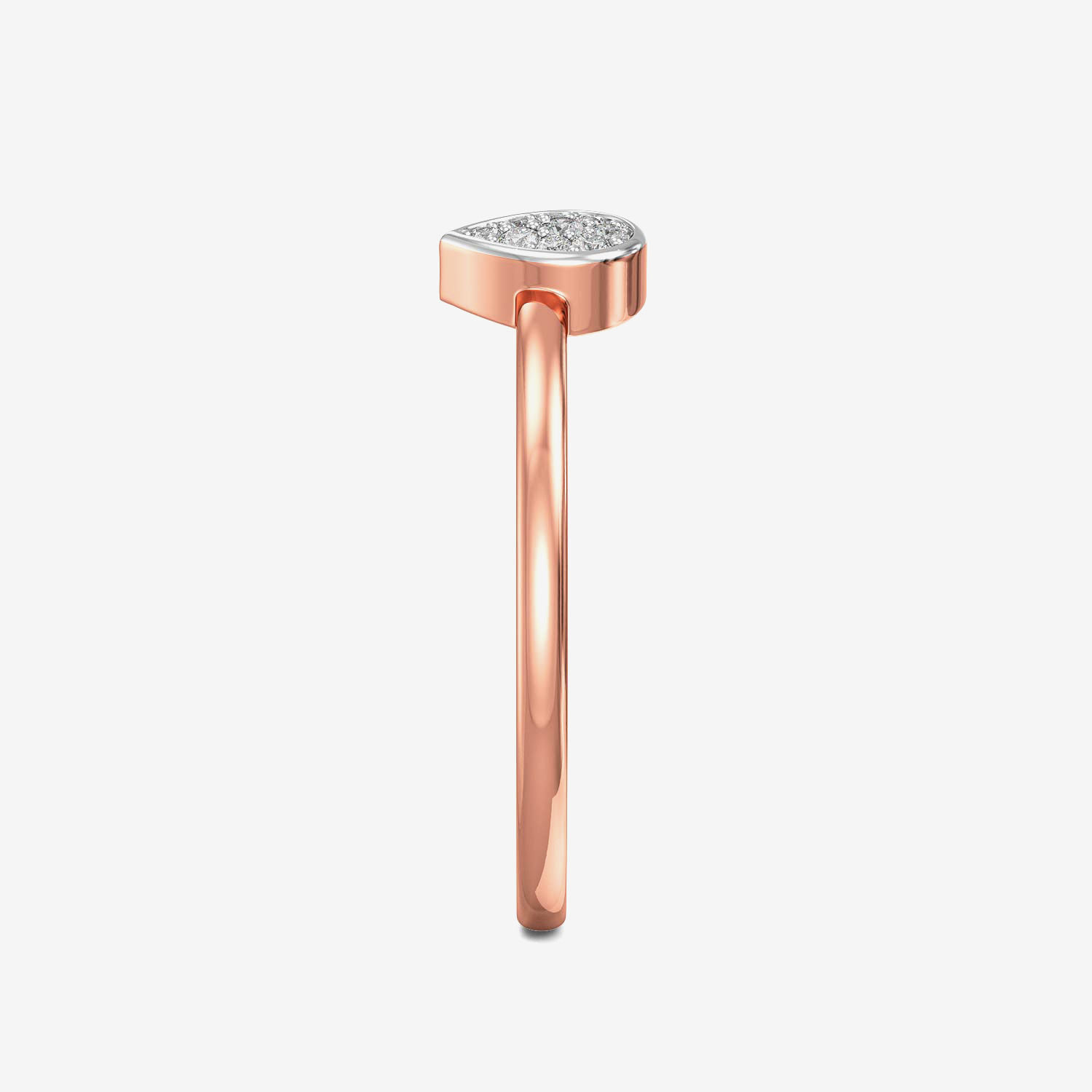 Duo-teardrop Classic Diamond Ring alternate view 3
