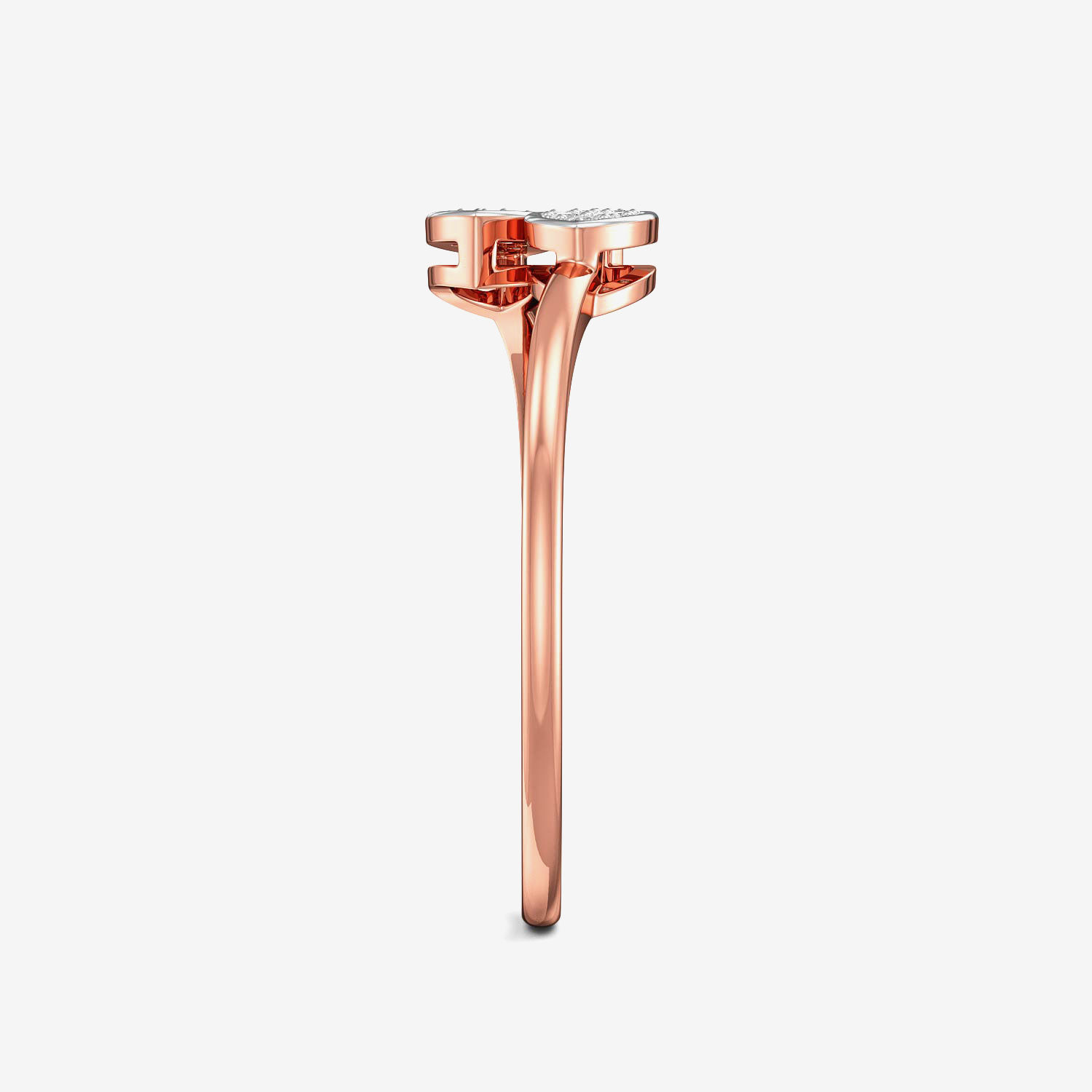 Twin Beads Glam Diamond Ring alternate view 3