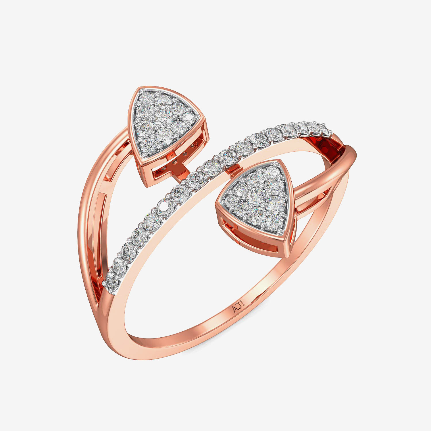 Double Arrow Freaky Diamond Ring