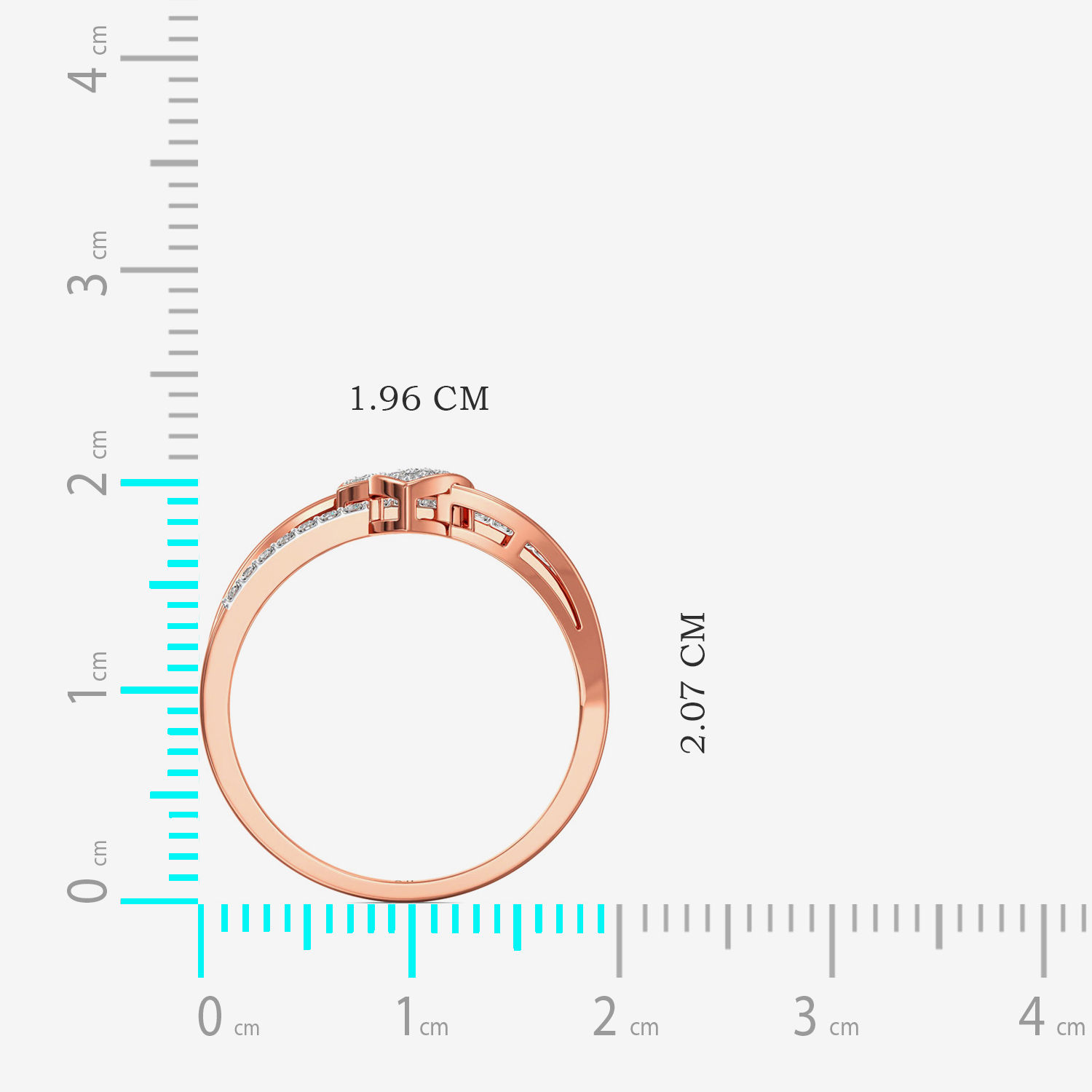 Double Arrow Freaky Diamond Ring image