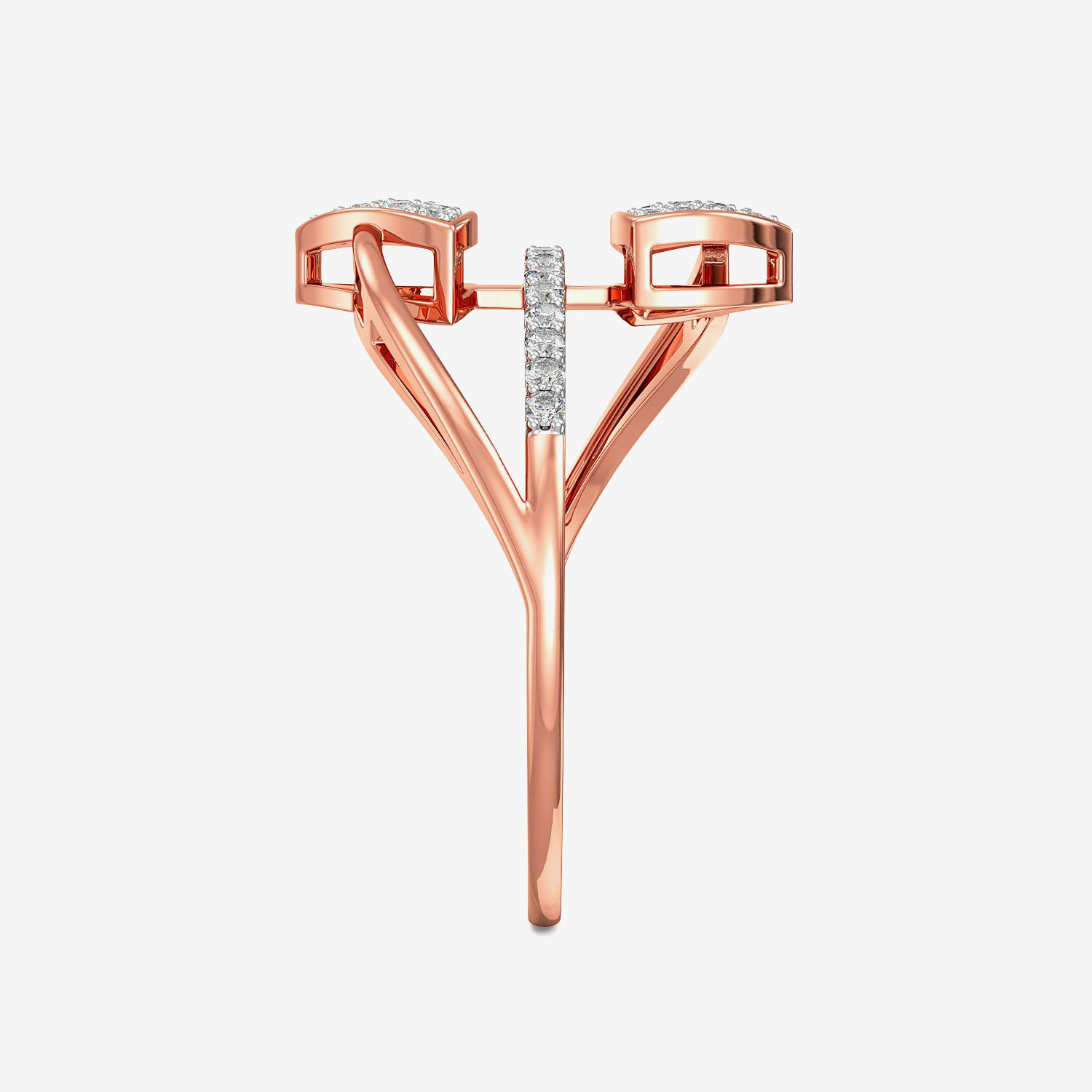 Double Arrow Freaky Diamond Ring image