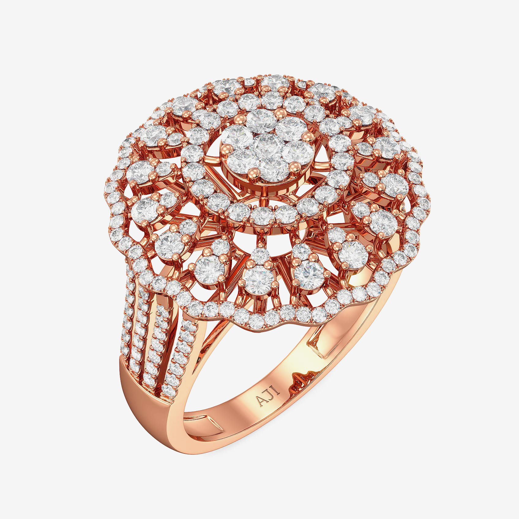 Floral Diamond Ring