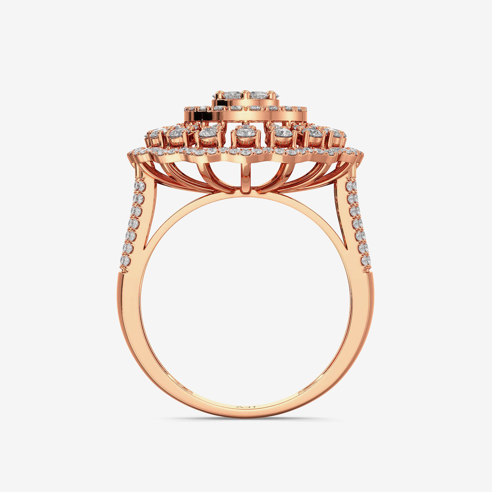 Floral Diamond Ring image