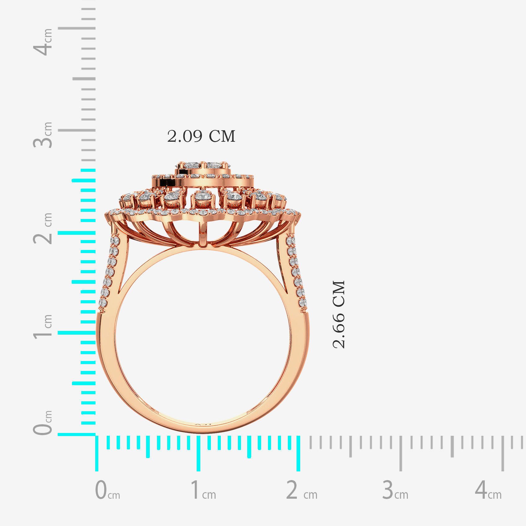 Floral Diamond Ring image