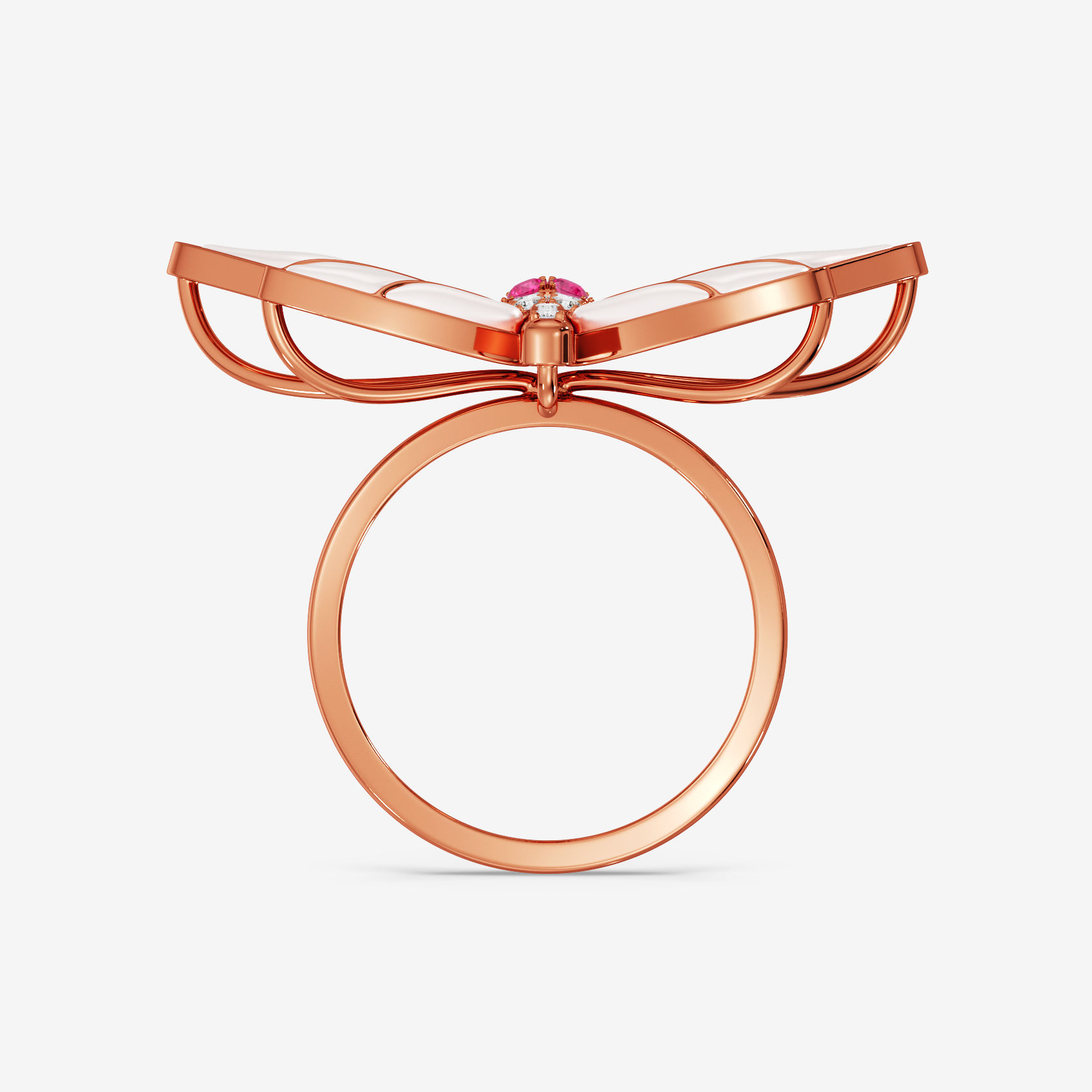 Blush Wings Diamond Ring alternate view 1