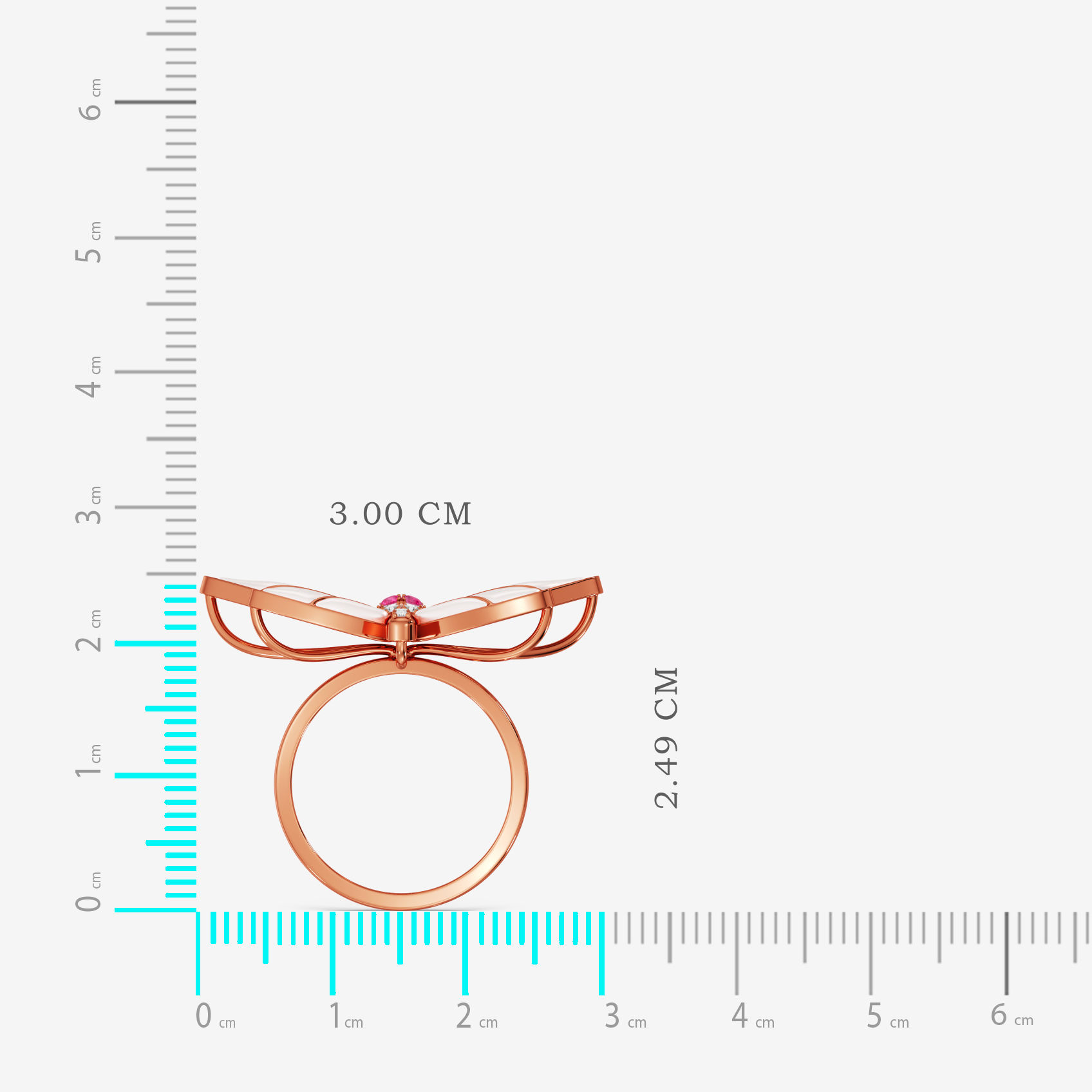 Blush Wings Diamond Ring alternate view 3