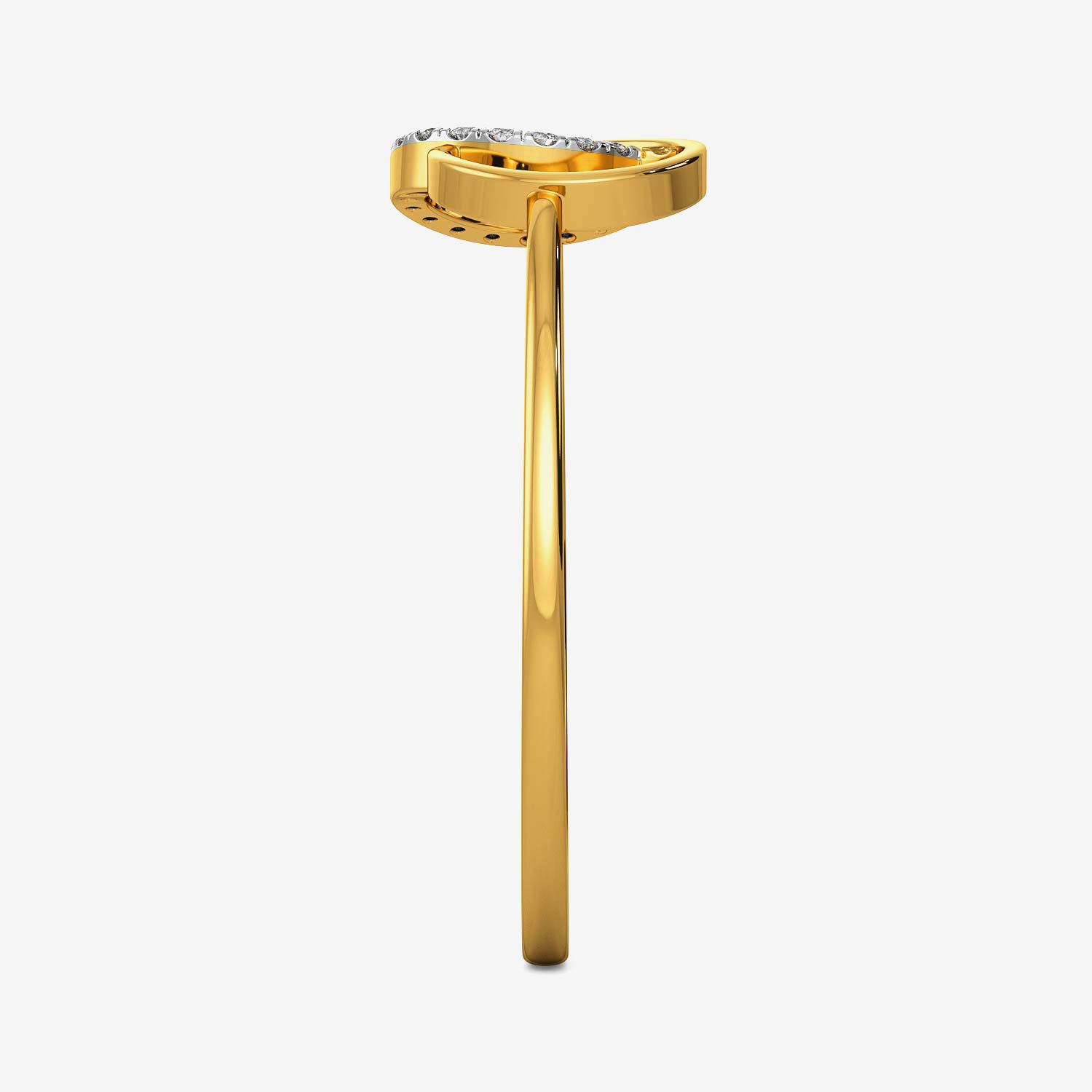 Duo Cross-round Diamond Ring image