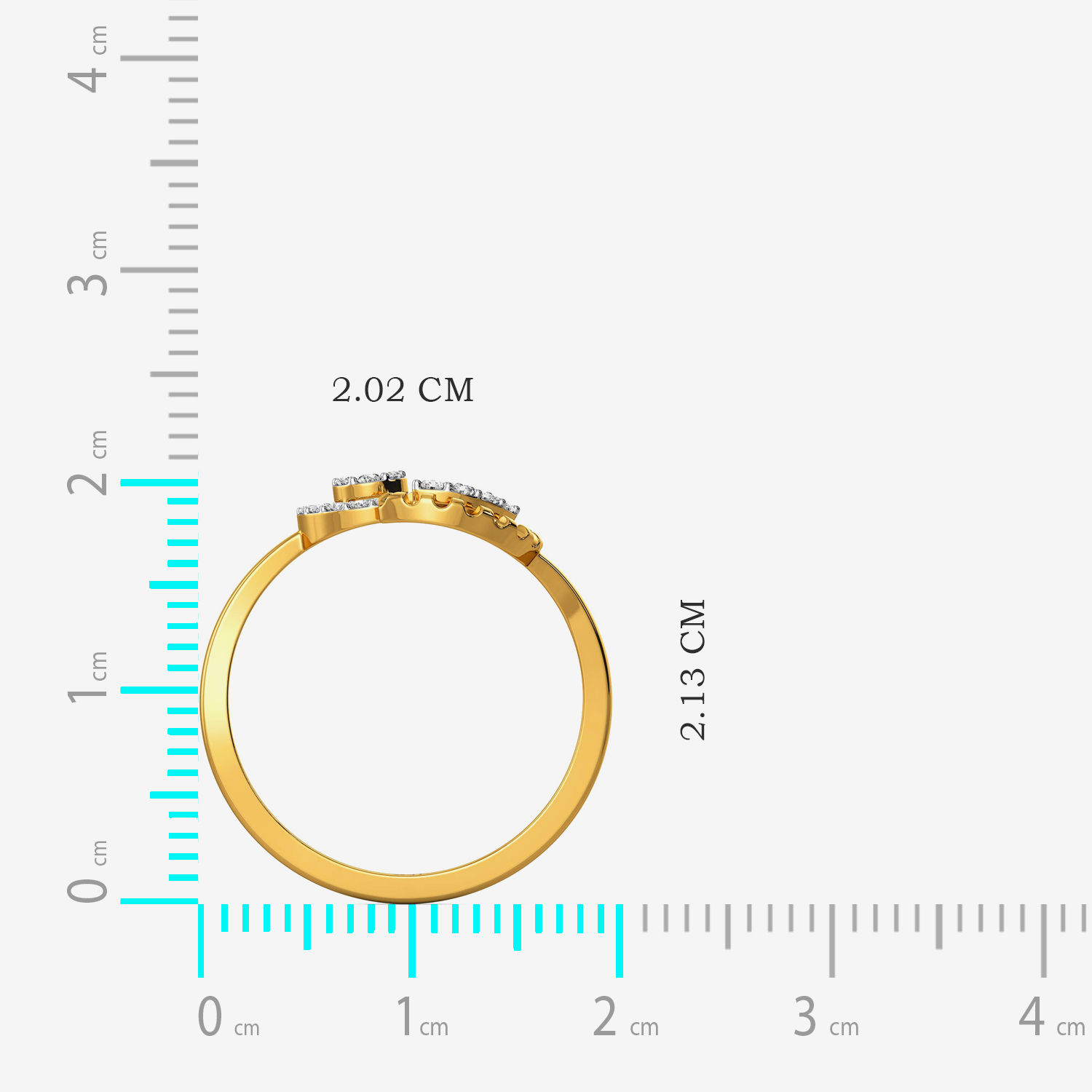 Spring Floret Leaf Diamond Ring image