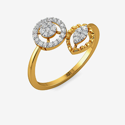 Spring Floret Leaf Diamond Ring alternate view 1