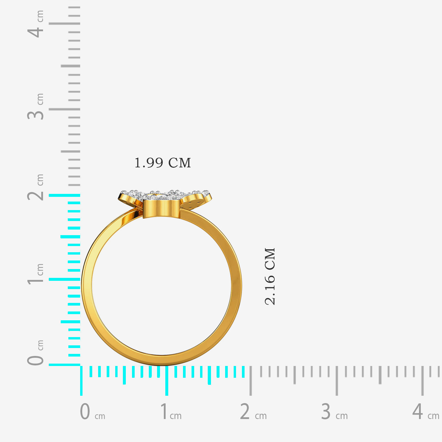 Flaunty Flax Diamond Ring image