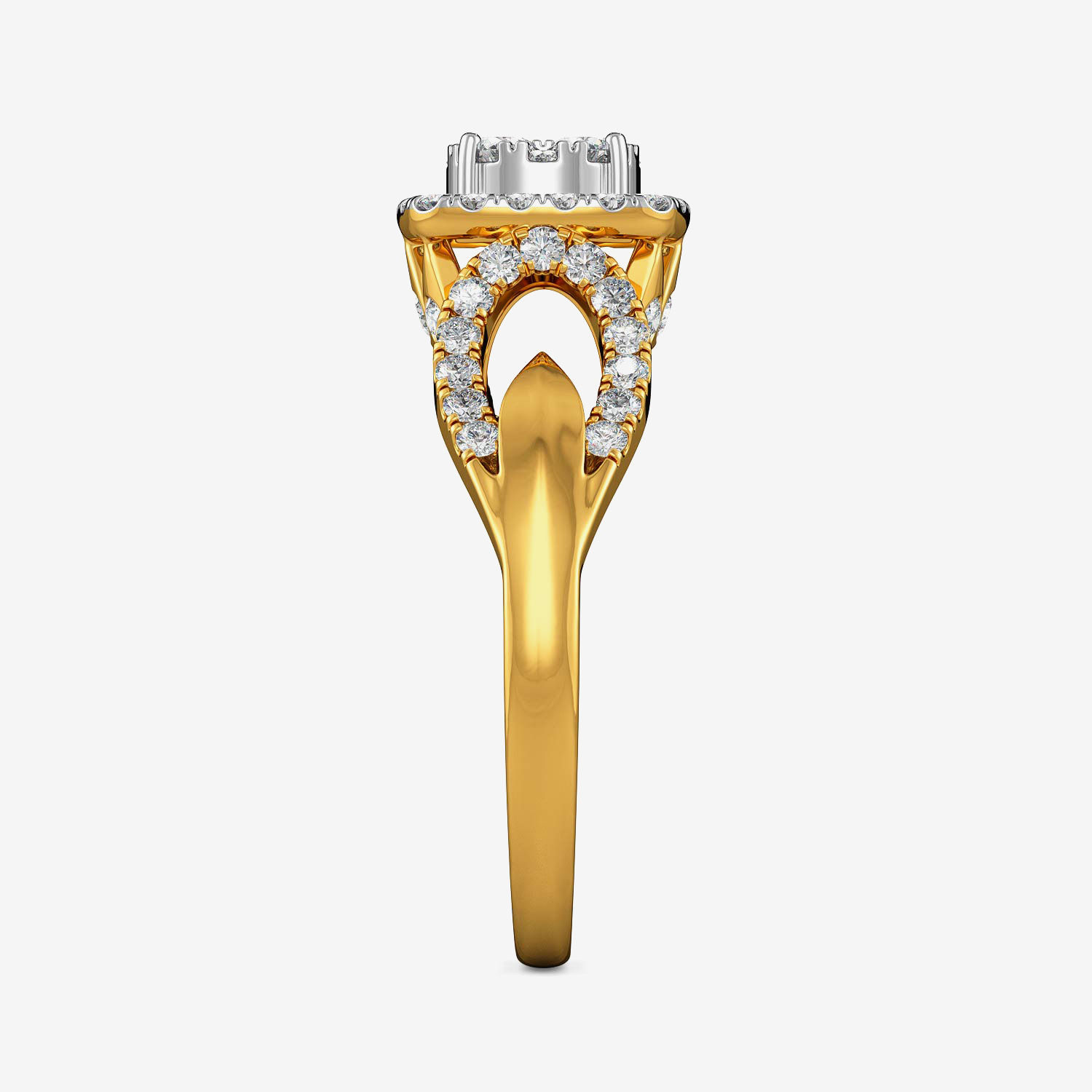 Funky Box-shaped Diamond Ring image