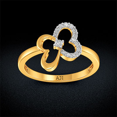 Adorable Butterfly Diamond Ring alternate view 2