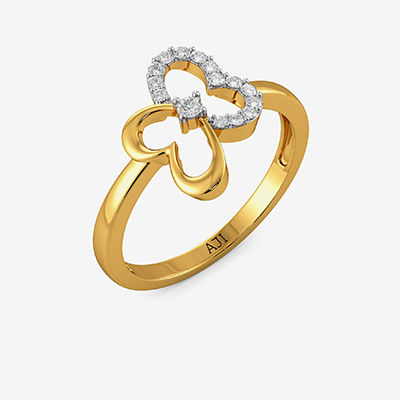 Adorable Butterfly Diamond Ring alternate view 1