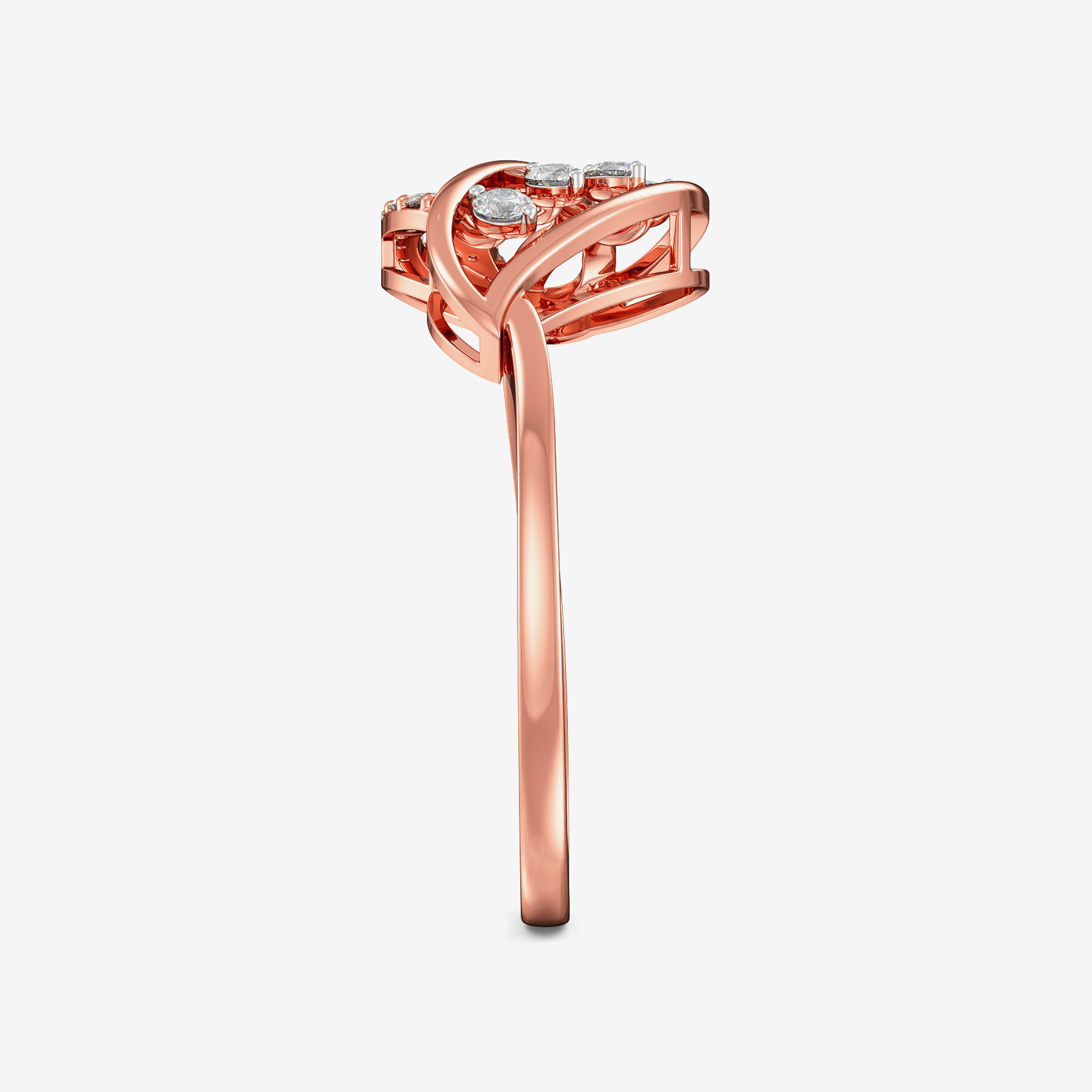 Leaf Diamond Ring alternate view 3