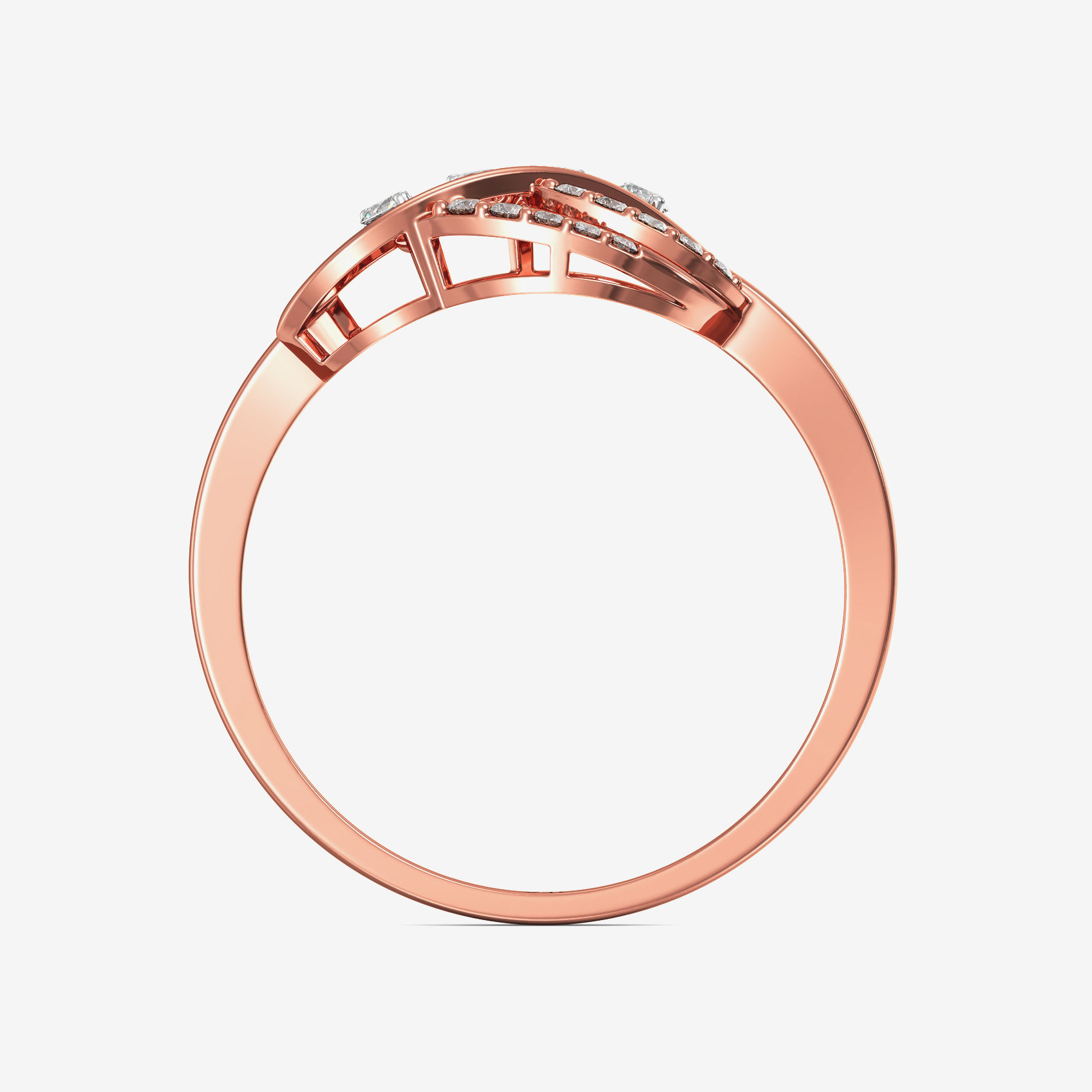 Leaf Diamond Ring image