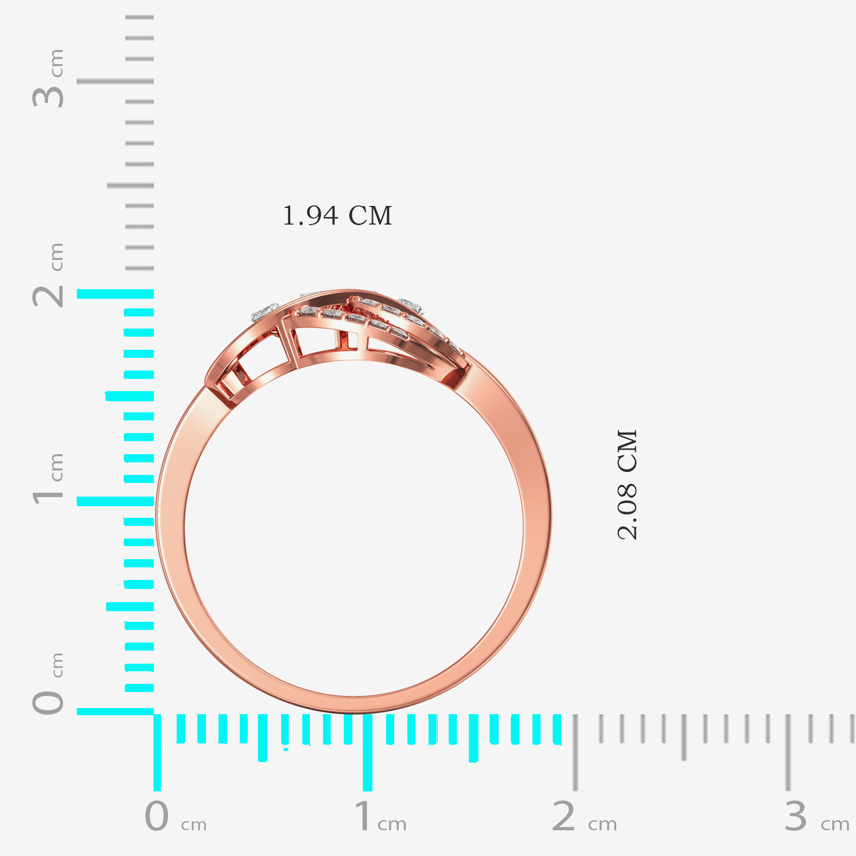 Leaf Diamond Ring image