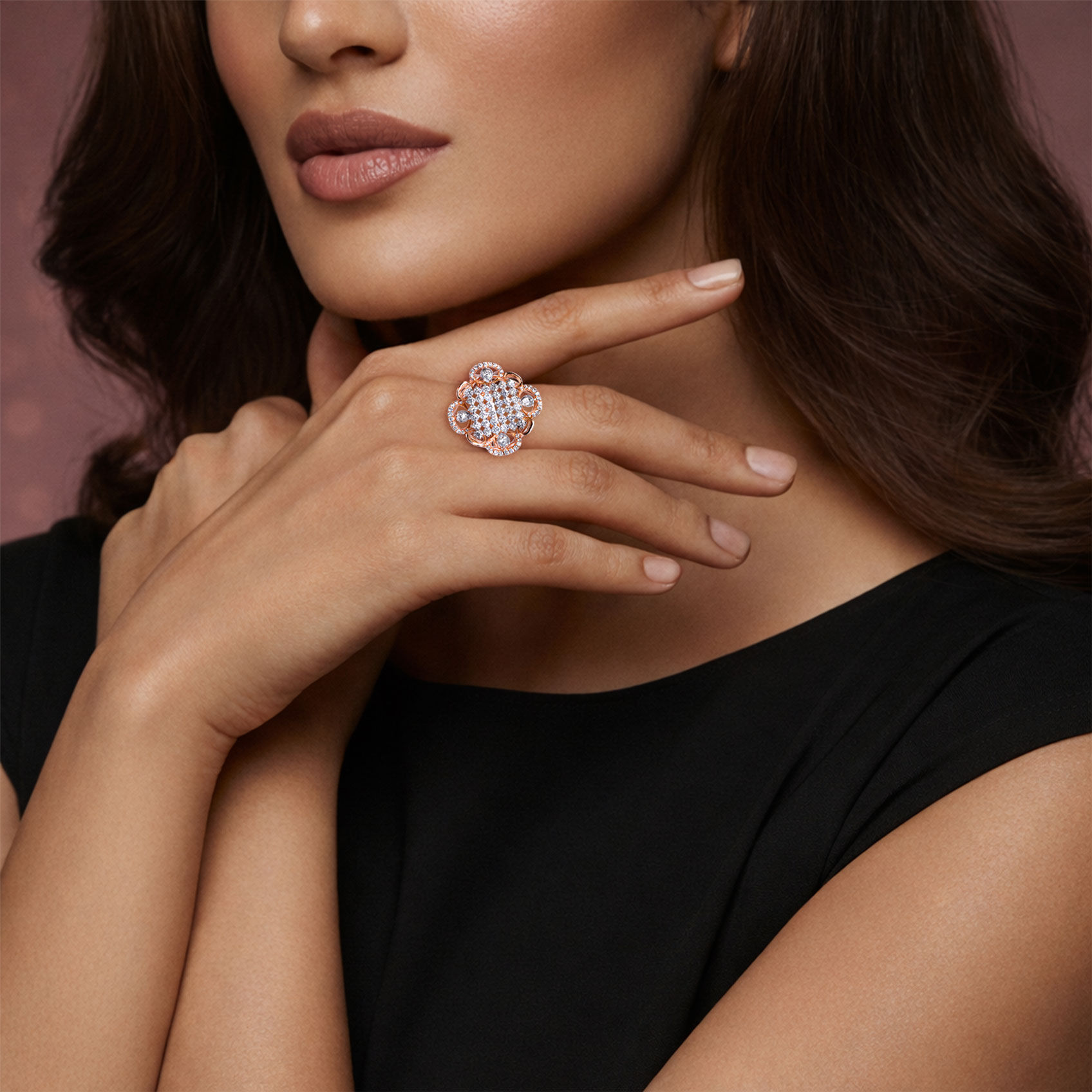 Vintage Ethnic Diamond Ring image
