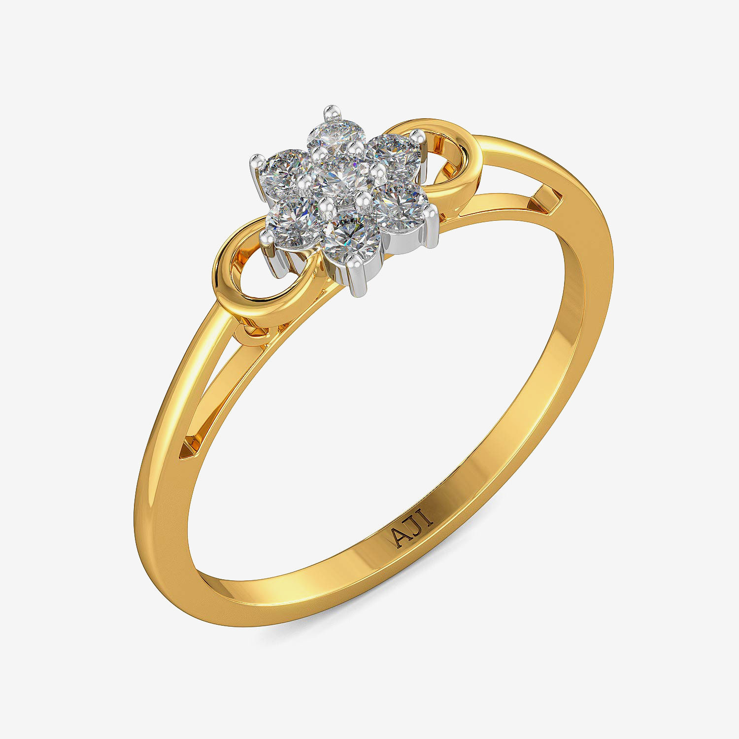 Gleaming Flax Diamond Ring
