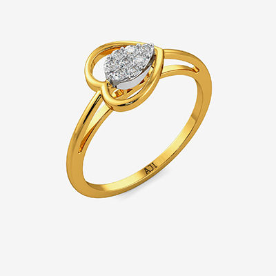 Frail Diamond Heart Ring alternate view 1
