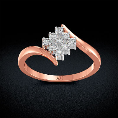 Swirl Diamond Ring alternate view 2