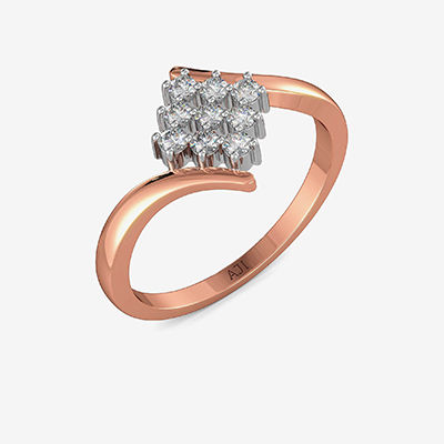 Swirl Diamond Ring alternate view 1