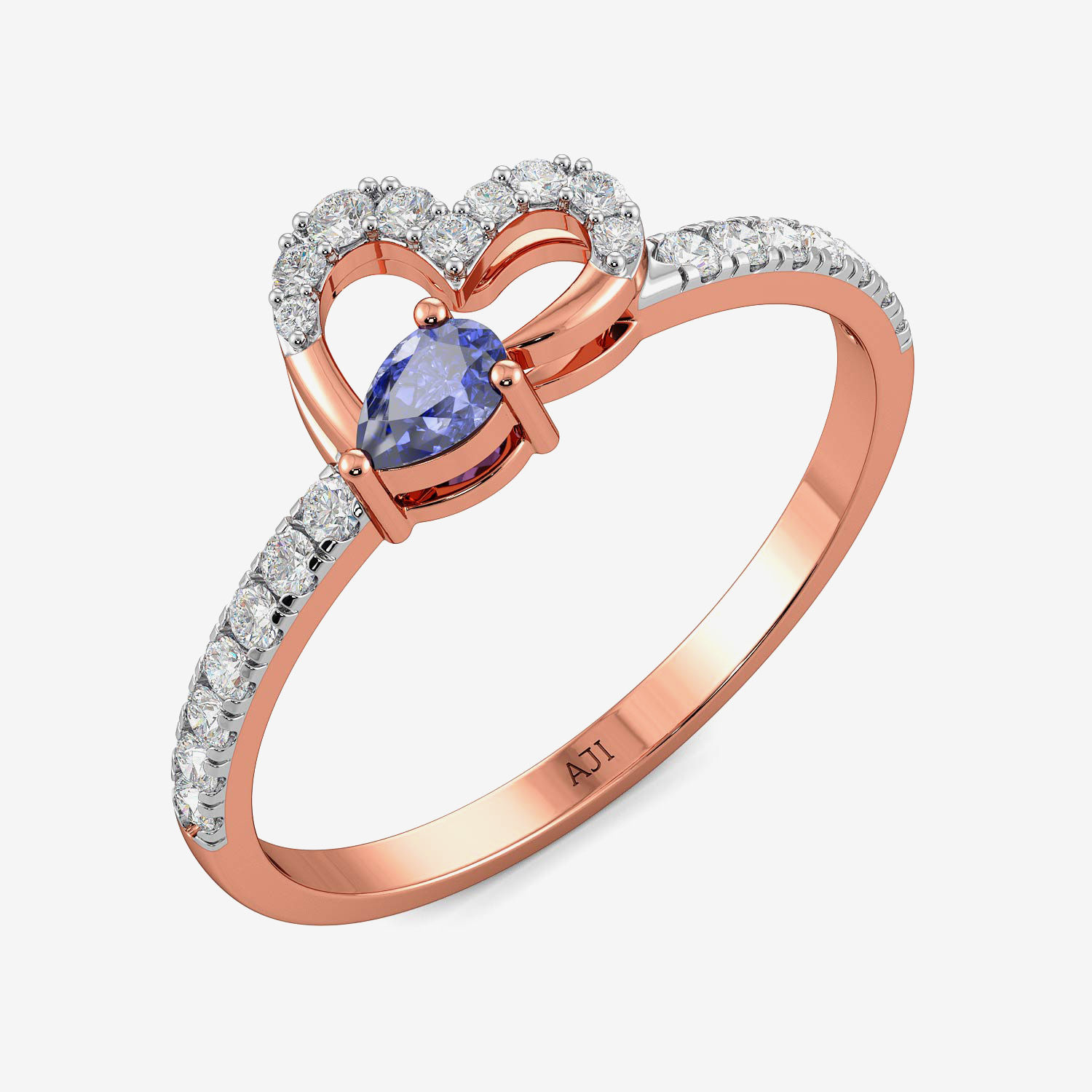 Diamond Heart Ring