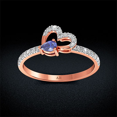 Diamond Heart Ring alternate view 2