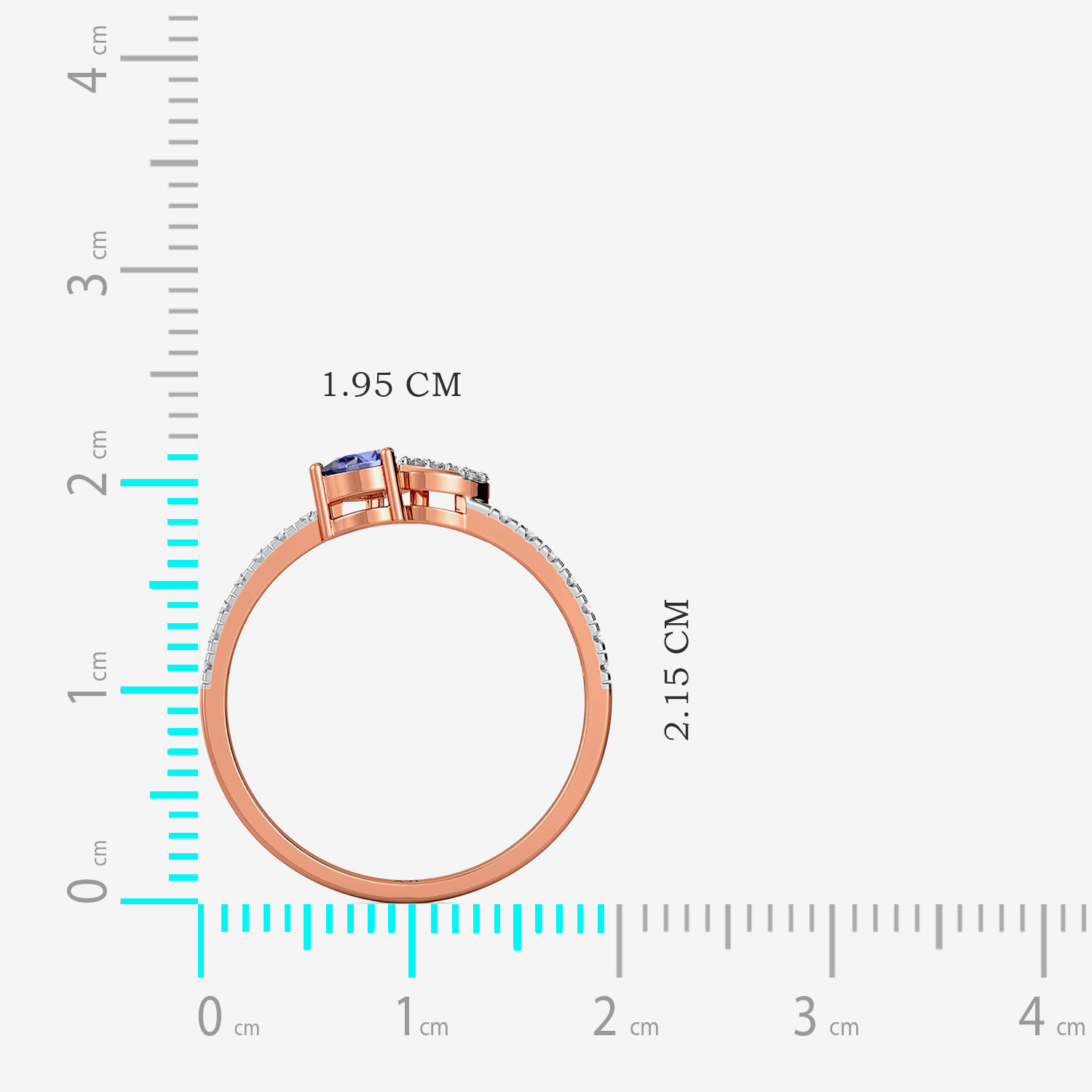 Diamond Heart Ring image