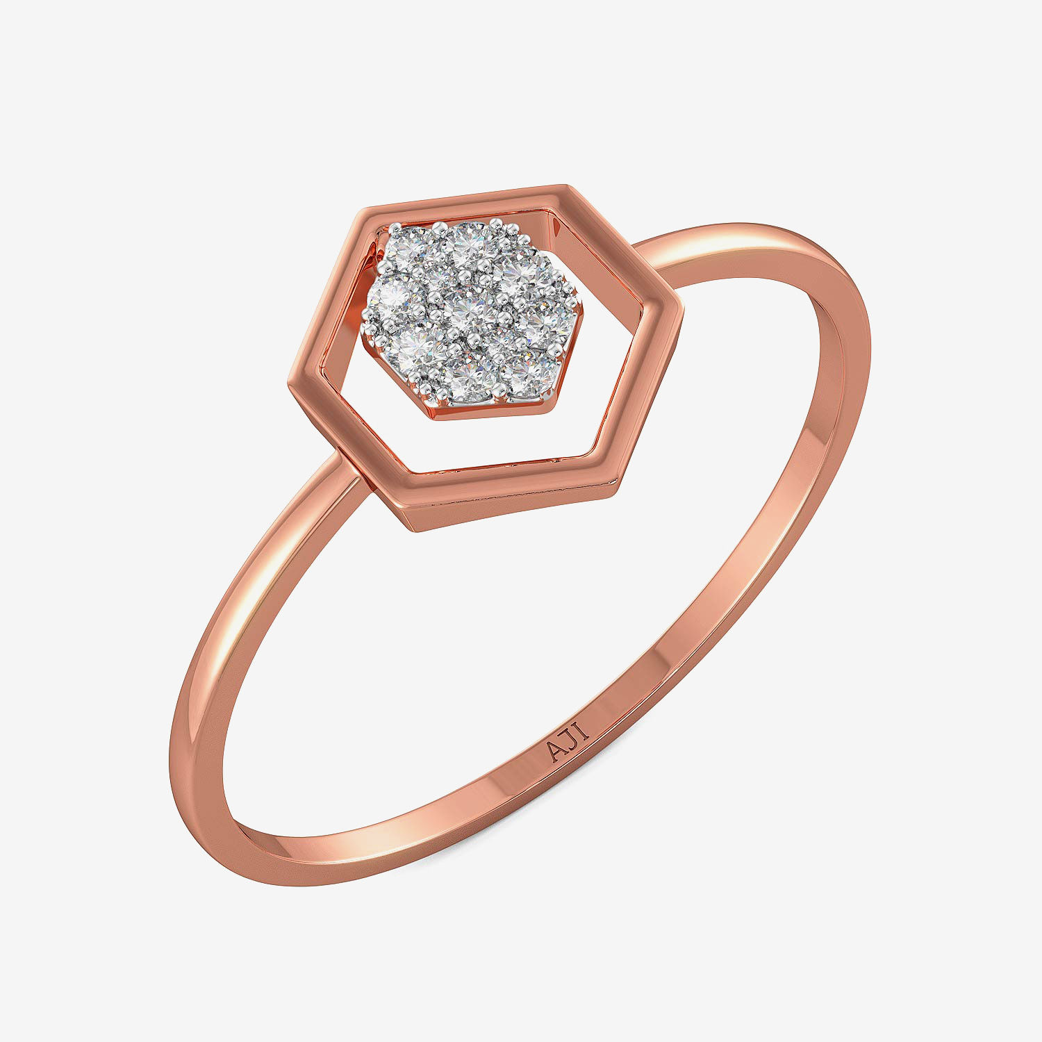 Duo-hexa Diamond Ring