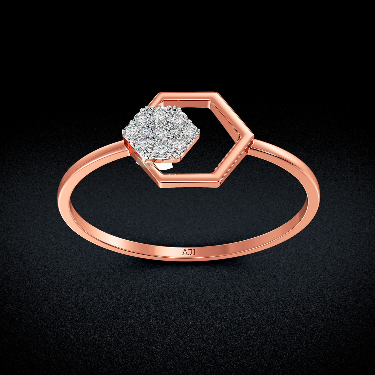 Galaxy Hexa Diamond Ring image