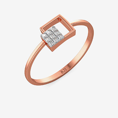 Double Box Diamond Ring alternate view 1