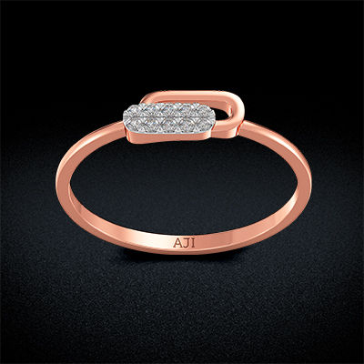 Unique Voguish Double Box Diamond Ring alternate view 2