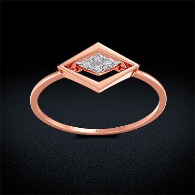 Split Duo-kite Double Box Diamond Ring alternate view 2
