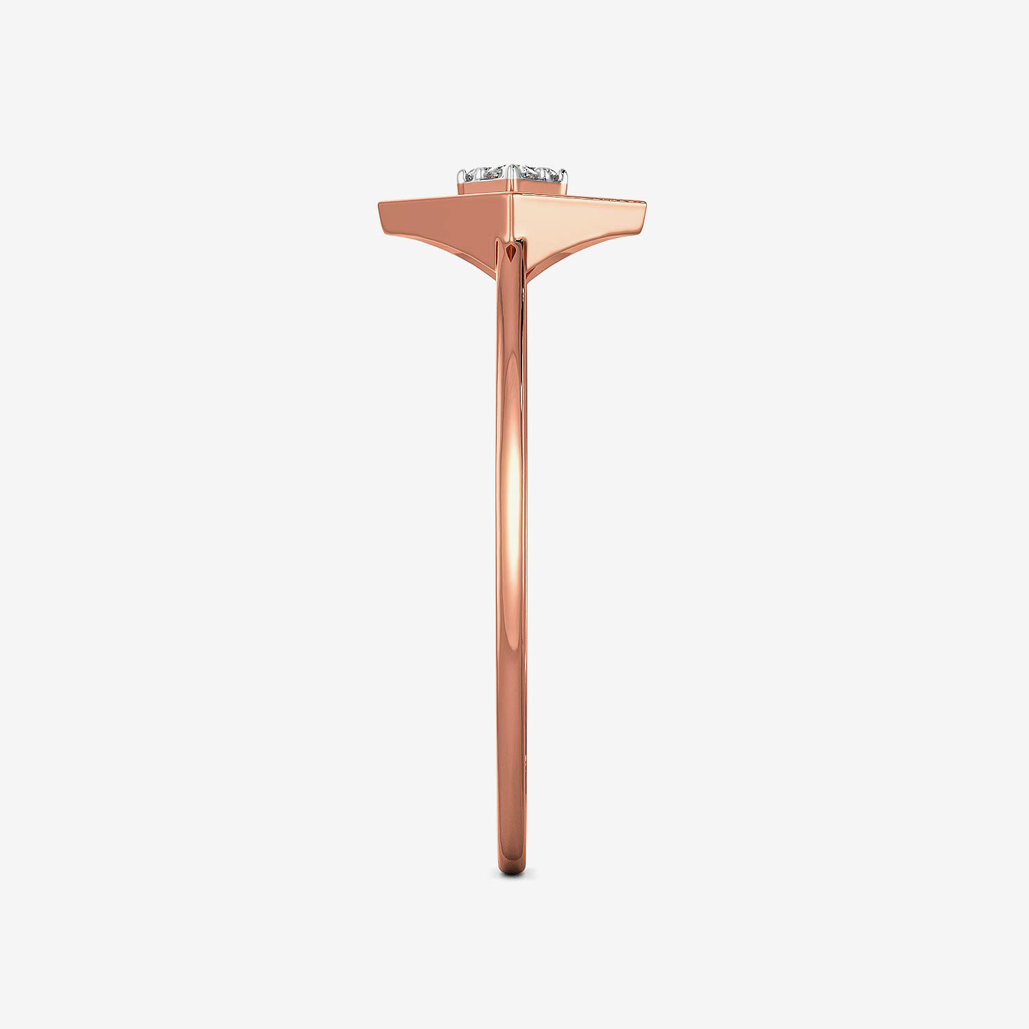 Split Duo-kite Double Box Diamond Ring image