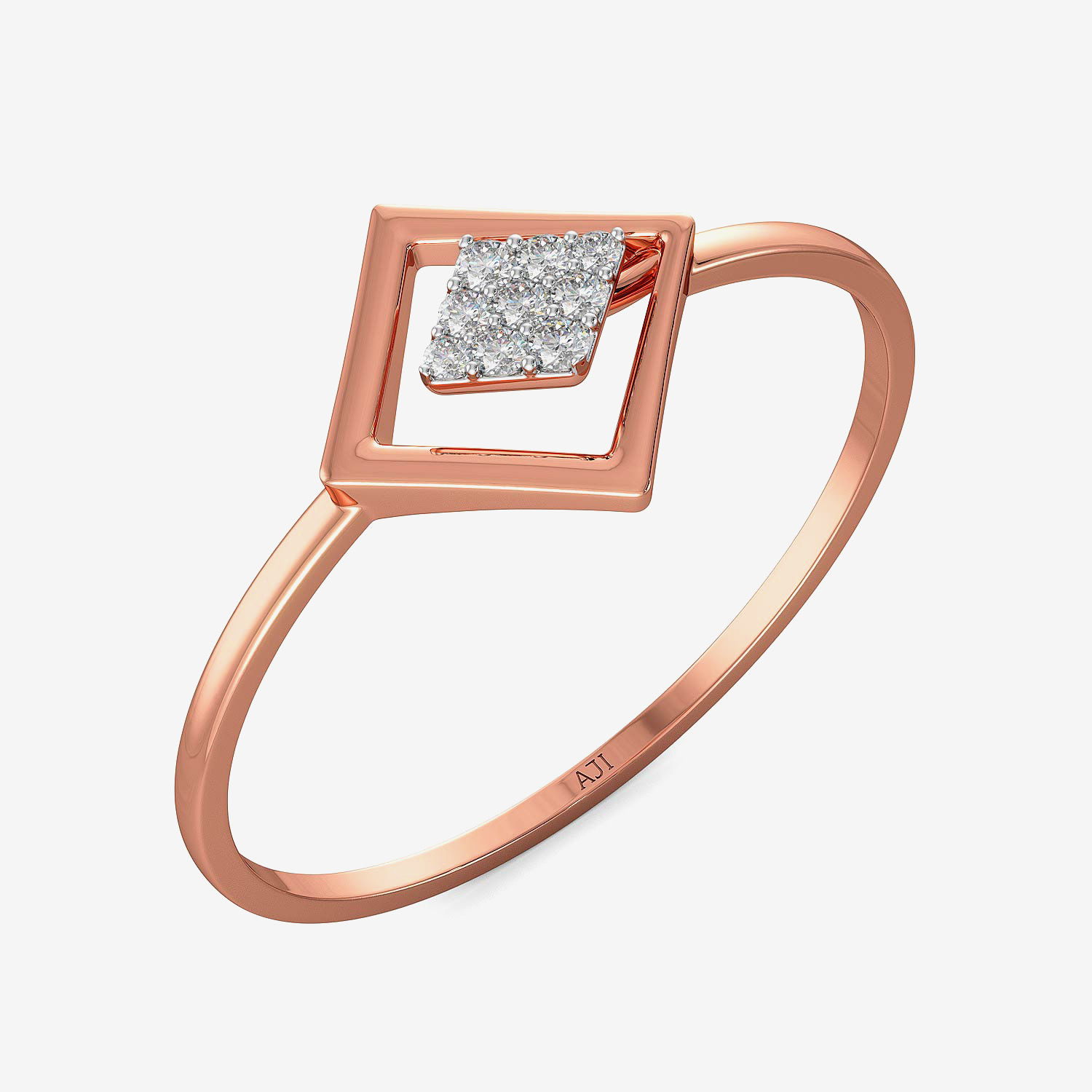 Kite Arrow Diamond Ring