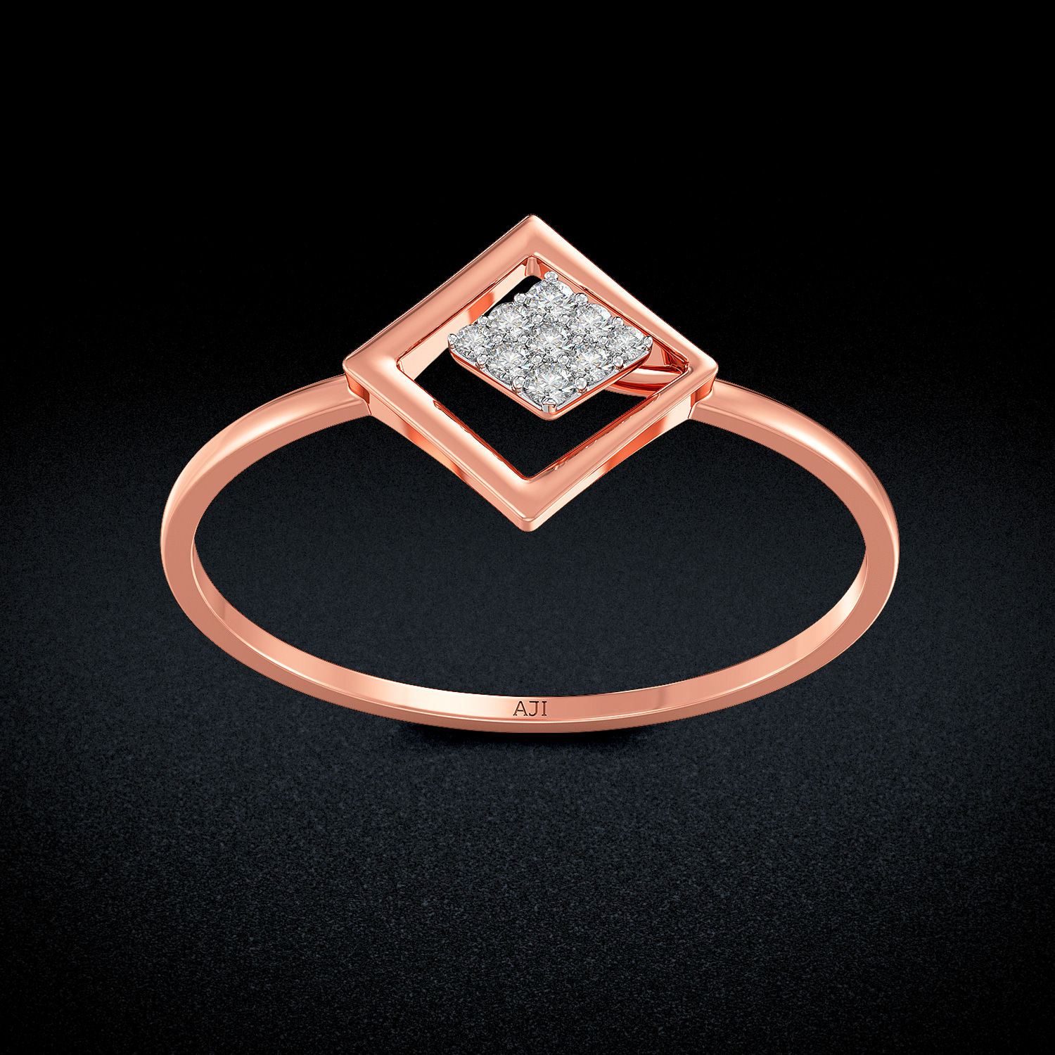 Kite Arrow Diamond Ring image