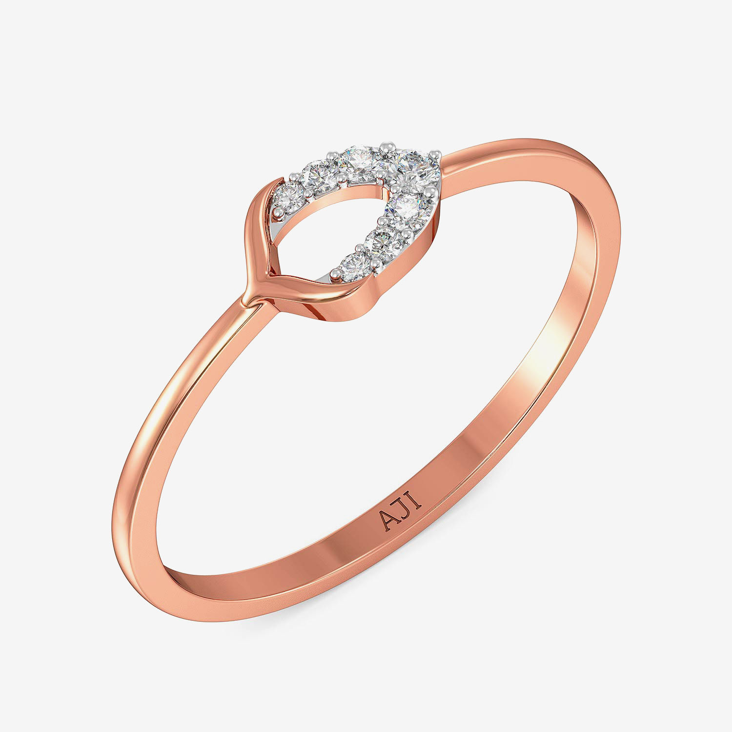 Sweet Acorn Diamond Ring