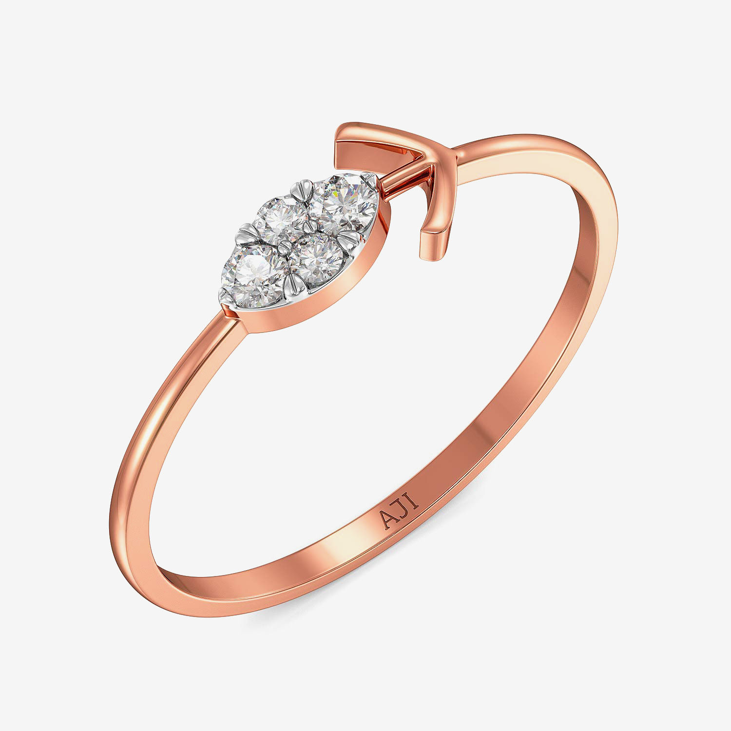 Dazzling Diamond Unique Ring