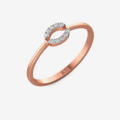 Eye-shaped Diamond Ring alternate view 1