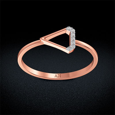 Crystal Cut Diamond Ring alternate view 2