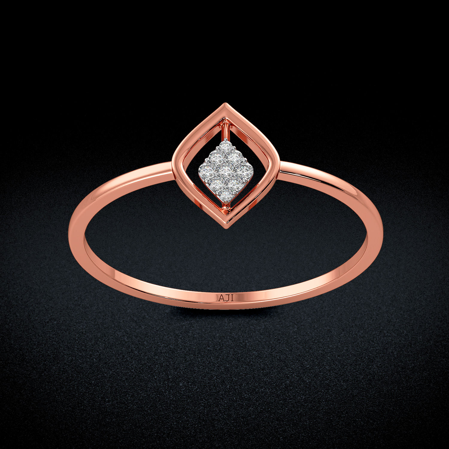 Enchanting Evil-eye Diamond Ring image