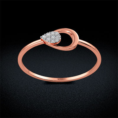Pleasing Teardrop Diamond Ring alternate view 2