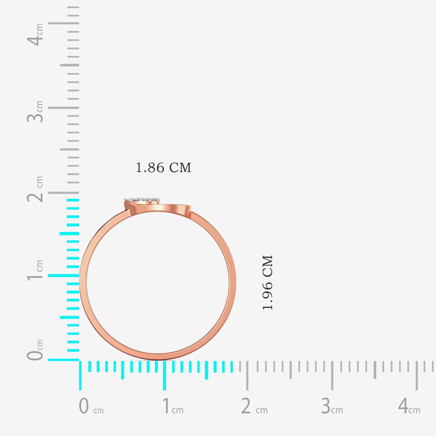Pleasing Teardrop Diamond Ring alternate view 3