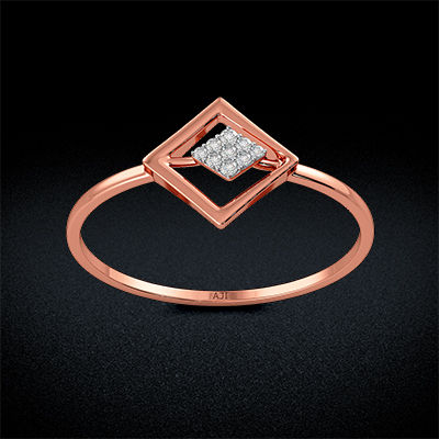 Extraordinary Box-kite Diamond Ring alternate view 2